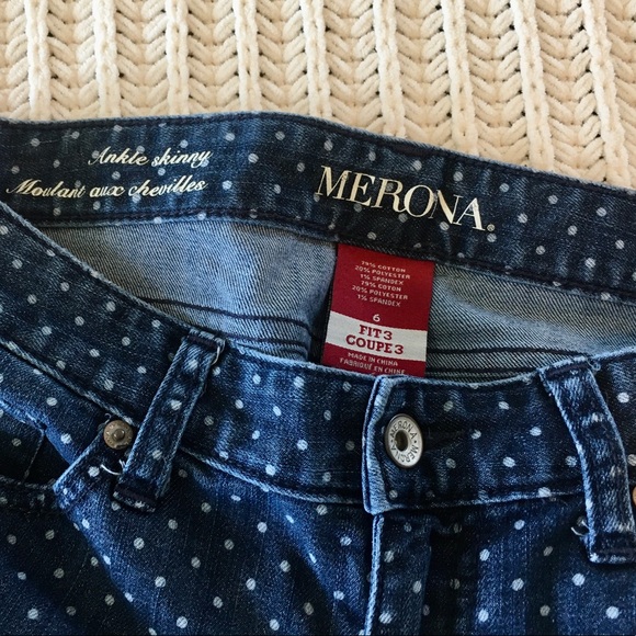 *SOLD* Merona Ankle Skinny Pants - Picture 4 of 6